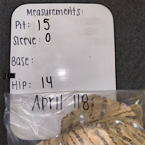 Elegant Silver Sequin Prom Dress - Picture 5 of 6